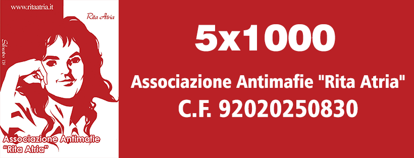 5x1000 Associazione Antimafie Rita Atria